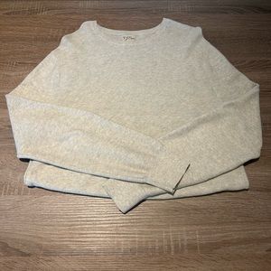 J. Crew light grey sweater